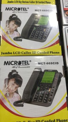 تصویر دستگاه تلفن ثابت مایکروتل Microtel ID  CALLER ID مدل 669