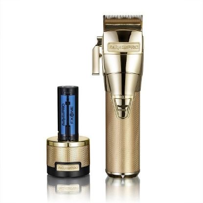 BaByliss PRO FX899GE – ماشین اصلاح حرفه‌ای طلایی با تیغه تیتانیوم و باتری FXONE_سایت خرید بندر