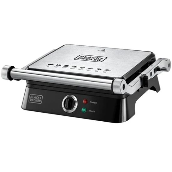 گریل بلک اند دکر CG1400 | گریل برقی خانگی ۱۴۰۰ وات با صفحات نچسب - سایت خرید بندر